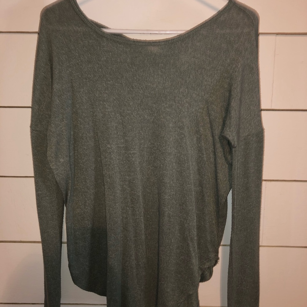 criss cross back fashion top